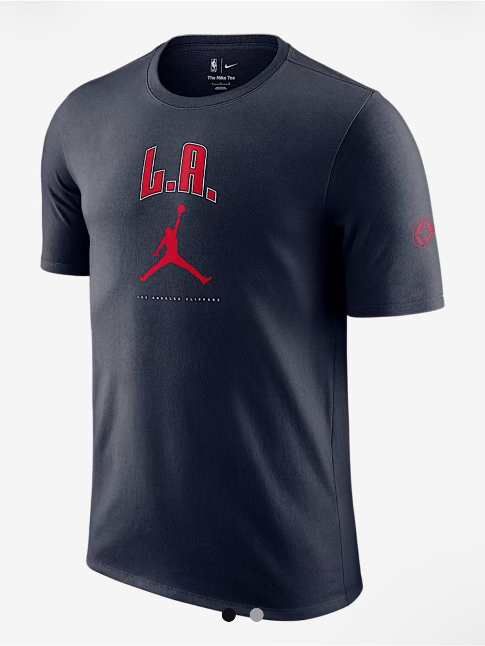 Nike Jordan LA Clippers NBA Jumpman Basketball Tee Navy Men’s XL NWT
